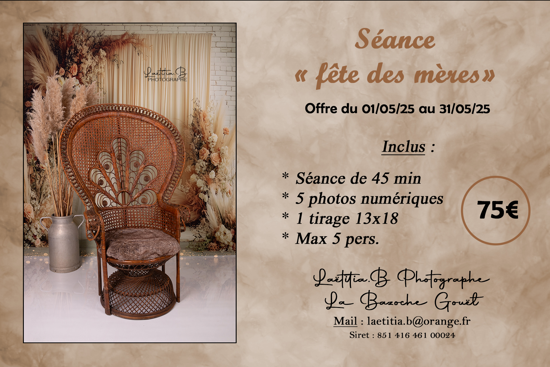 fete des meres 2025 shooting photo