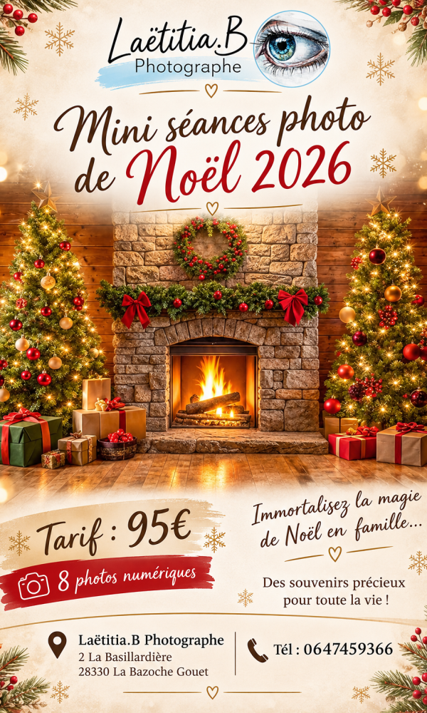photo noel 2026 photographe eure et loir